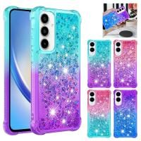 ราคา SAMSUNG หรูหรากันกระแทกBling Glitterเคสโทรศัพท์สําหรับSamsung Galaxy A23 A22 A21 A21S A17 A16 A15 A14 A13 A12 A07 A06 A05 A05S A04 A04S A03 A03 A03 A03 A03 A03SแบบไดนามิกQuicks Quicksandปกหลังกันชนปกห