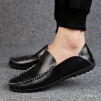ราคา Ready Stock Mens Loafer Leather Boat Driving Shoes Slip On Men Loafer BE6Q (51308462581)