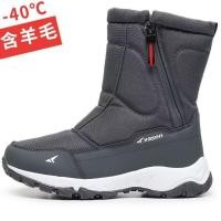 ราคา รองเท้าผู้ชายคุณภาพสูง Super Warm Snow Boots Outdoor Windproof รองเท้าผ้าฝ้ายฤดูหนาว 8TLU (48454736656)