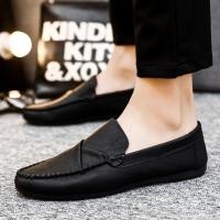ราคา High Quality Mens Loafer Leather Boat Driving Shoes Slip On Men Shoes XHQC (52155604136)