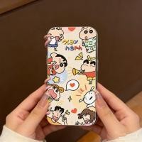 ราคา Crayon Shin chan iPhone 13ProMax 14 15 16ProMax Flip Notebook Case Protection Creative (49257475092)