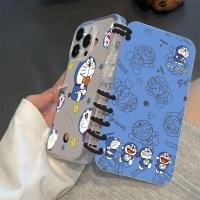 ราคา Doraemon Flip Case สําหรับ iPhone 17 Pro Max 15 14 11 โน้ตบุ๊คน่ารักอินเทรนด์ Anti Drop Cover (47706678659)