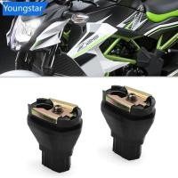 ราคา YST คู่รถจักรยานยนต์ไฟเลี้ยวอะแดปเตอร์รองรับสําหรับ Kawasaki Z125 Z250 Z300 Z400 Z650 Z900 NINJA 125 250 300 400 650 900 1000 ZX6R Versys x 300 (49505855595)