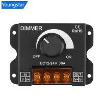 ราคา FYY ไฟแถบรถยนต์ LED สวิตช์หรี่ไฟ DC 12V 24V 8A 30A ความสว่างปรับ Controller สําหรับ RV ไฟ LED สีเดียว LED Dimming (46856728010)
