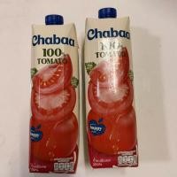 ราคา Chabaa น้ำมะเขือเทศ 100 1000 มล x2 กล่อง แพ็คคู่ (49657546123)