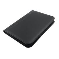 ราคา Supergoodsales Supergoodsales Bisofice ซิปแผ่นรองธุรกิจ A4 หนัง PU Portfolio Organizer สำหรับสัมภาษณ์ Resume เอกสาร Planner Agenda Schedule ที่วางแขนแท็บเล็ตผู้ชายผู้หญิงนักธุรกิจ สีดำ (50105631542)