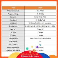 ราคา Supergoodsales Supergoodsales ทีวี AV เป็น RF โมดูเลเตอร์โคแอกเชียล UHF อะแดปเตอร์แปลง w ANT และสวิตช์ช่องสำหรับแล็ปท็อปการเล่นเกม Blu ray HD ดิจิตอลวิดีโอ AV แอนะล็อก Coax NTSC ทีวี (56358801965)