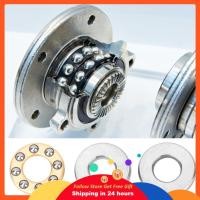 ราคา Supergoodsales Supergoodsales Hilitand 10pcs แบริ่ง Thrust Bearings Ball ความแม่นยำสูงชุดเหล็กแบนสำหรับเครื่องจักรการผลิต F2 5 6M 2 5x6x3 มม (53454289180)