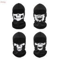 ราคา MERY จักรยาน Balaclava Windproof Full Face อุปกรณ์เสริมจักรยาน Anti UV คออุ่น Skull พิมพ์รถจักรยานยนต์ Full Face เล่นสกี (53101924003)