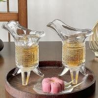 ราคา ขายส่งถ้วยแก้วสไตล์จีนใหม่ Qin Shihuang ถ้วยชาเย็น ถ้วยจักรพรรดิสร้างสรรค์ ถ้วยโบราณสามขา ถ้วยน้ำชาเย็น จัดส่งฟรี (25193837580)