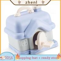 ราคา Zhenl กล่องเงินบ้านการ์ตูนกระปุกออมสินความจุขนาดใหญ่พร้อมสติ๊กเกอร์เพื่อการออม (40830052829)