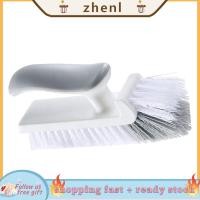 ราคา Zhenl Zhenl แปรงยาแนวห้องน้ำเครื่องขัดมุม Hard รอยแยกอ่างล้างจาน V รูปร่างที่ปัดน้ำฝนสำหรับกระเบื้องอาบน้ำห้องครัวในครัวเรือน สีขาวสีเทา (29794597367)