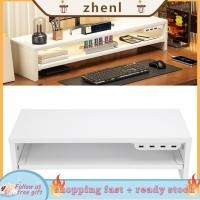 ราคา Zhenl Zhenl Oreilet ขาตั้งจอคอมพิวเตอร์ Riser จอแสดงผลเดสก์ท็อปพร้อมลิ้นชักช่องจ่ายไฟ AC หน้าจอแล็ปท็อปรองรับชั้นวางของสำหรับเครื่องพิมพ์ทีวี 19 7 x 7 9 5 9in สีวอลนัท (57508812278)