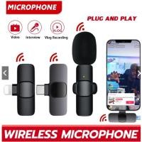 ราคา 2 ใน 1 K9 microphoneLavalier ไมโครโฟนไร้สาย iOS Android ประเภท C เครื่องบันทึกวิดีโอสำหรับโทรศัพท์มือถือสด Vlog (46103973080)