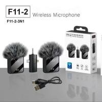 ราคา F11 Wireless Microphone ไมค์ติดเสื้อไร้สาย 3in1 เสียงคมชัด ตัดเสียง เหมาะสำหรับโทรศัพท์มือถือ iPhone Android 3 5 mm (55003130664)