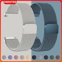 ราคา สายลูปโลหะ Milanese วงสแตนเลส for Samsung Galaxy Watch Redmi Watch 5 Active Huawei Amazfit Bip 6 Xiaomi Watch (53302637221)