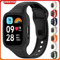 ราคา สายรัดยางซิลิโคนสำหรับ Xiaomi Redmi Watch 3 Active Mi Watch 3 Lite Smartwatch Redmi Watch 3 Active (27357883514)