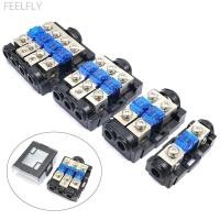 ราคา FEELFLY กันน้ําเครื่องเสียงรถยนต์ฟิวส์กล่องฟิวส์แคปซูลฝาครอบยางฟิวส์กระจายบล็อกสําหรับรถยนต์เครื่องเสียงรถยนต์สเตอริโอ O6Q8 (57404894567)