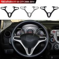 ราคา FEELFLY รถคาร์บอนไฟเบอร์พวงมาลัยแผงควบคุม Trim Strip สวิทช์สําหรับ Honda Fit GE City 2008 2014 อุปกรณ์ตกแต่งภายใน H1O9 (54608815401)