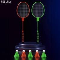 ราคา FEELFLY ชุดไม้แบดมินตัน LED 2 ชิ้นพร้อมถุงเก็บ น้ำหนักเบาที่สุด ทนทานและยืดหยุ่น สําหรับเล่นกลางแจ้ง E6J2 (49356671580)