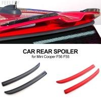 ราคา Feelfly 2 ชิ้นรถด้านหลังสปอยเลอร์ Extension Lip Fins สปอยเลอร์สีแดงคาร์บอนไฟเบอร์สีดํา Auto Part จัดแต่งทรงผมสําหรับ Mini Cooper F56 F55 I5N8 (28157126666)