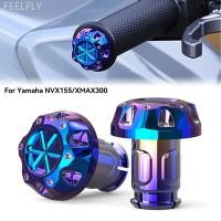 ราคา Feelfly 2 ชิ้นรถจักรยานยนต์ Handlebars Grips บาร์ปลายปลั๊ก Handle Bar Sliders Burning Titanium สําหรับ YAMAHA EROX155 NVX155 XMAX300 17 5 มิลลิเมตรเส้นผ่านศูนย์กลางภายใน A5L6 (27568809099)