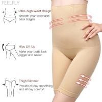 ราคา Feelfly เอวสูง Body Shaper กางเกงขาสั้น Shapewear สําหรับผู้หญิงแบน Tummy ควบคุมต้นขา Slimming ชุดชั้นในรัดตัว C4L5 (25980627068)
