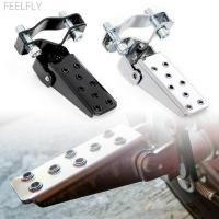 ราคา Feelfly Universal 2 ชิ้นชิ้นส่วนรถจักรยานยนต์ Retro รถมอเตอร์ไซด์ Clamp on เหล็กพับเท้าขั้นตอนหมุด MTB BMX จักรยานพับเหยียบพักเท้า Footpeg N1V8 (27027912634)