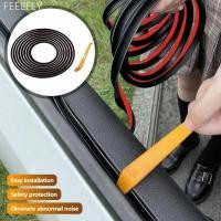 ราคา FEELFLY ประตูรถ V รูปร่างซีลแถบซีลยาง Weatherstrip หน้าต่างขอบ Gap Filler ลดการสั่นสะเทือนเสียงรบกวนแถบฉนวนกันความร้อน A7K7 (48158377372)