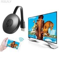 ราคา Feelfly ไร้สาย HDMI Mirroring หลายอุปกรณ์โทรศัพท์มือถือเชื่อมต่อกับ TV HD 1080P Projection คอมพิวเตอร์ WIFI Live Screen โปรเจคเตอร์ D9U2 (26950595441)