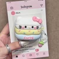 ราคา เคสหูฟังเค้ก Hello Kitty ไร้สาย Bluetooth AirPods Pro 1 2 3 4 ปกป้องหูฟัง (41800809866)