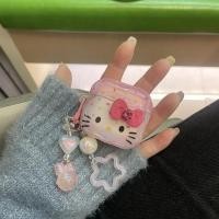 ราคา กระเป๋าหูฟัง Hello Kitty รูปโบว์น่ารัก ไร้สาย Bluetooth AirPods Pro 1 2 3 4 ปกป้องหูฟัง (40450979891)