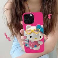 ราคา ชุดว่ายน้ำ Hello Kitty เคสโทรศัพท์ iPhone XSMax XR 16 15 14 13 ปกป้องซิลิโคน (28836774258)