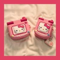 ราคา กระเป๋าหูฟัง Hello Kitty แบบพับได้ สำหรับหูฟังไร้สาย Bluetooth AirPods Pro 1 2 3 4 (28736549373)