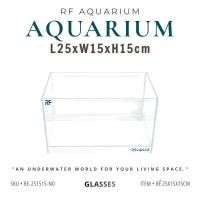 ราคา ตู้ปลาจิ๋ว ขนาด 30x18x18ซม มีก้น 2ซม พิพิธภัณฑ์สัตว์น้ํา RF (55351548944)