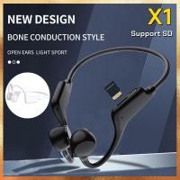 ราคา X1 หูฟังบลูทูธ Bone Conduction แขวนหูกีฬาหูฟังไร้สาย Ear hook TWS Bass HIFI สเตอริโอ MP3 SD การ์ดสนับสนุน (58056774641)