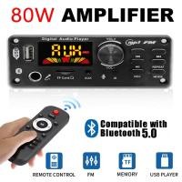 ราคา 80W บลูทูธ MP3 ถอดรหัส DIY MP3 WAV ถอดรหัส DC 12V ไร้สายรถ USB MP3 เครื่องเล่น TF ช่องเสียบการ์ด USB FM พร้อมไมโครโฟน 6 5 มม (54952062668)