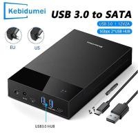 ราคา 2 5 3 5 นิ้วฮาร์ดไดรฟ์ภายนอกแบบพกพา HDD SDD Multi Port Hub USB 3 0 ถึง SATA Hard Drive Docking Station รองรับ 20T (50352075369)