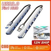 ราคา 7 In 1 USB C HUB ความเร็วสูง 5Gbps USB 3 0 Type C HUB Splitter Card Reader Multiport พร้อมพอร์ต SD TF (43521826521)