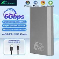 ราคา 6Gbps mSATA SSD Enclosure mSATA เป็น USB 3 1 Gen2 อะแดปเตอร์พอร์ต Type C สําหรับ mSATA ภายใน Solid State Drive ฮาร์ดไดรฟ์ (48501032305)