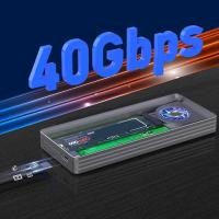 ราคา อะแดปเตอร์ M 2 เป็น USB4 0 40Gbps Nvme SSD Enclosure Case สําหรับ M 2 NVME PCIE เสื้อกั๊กอลูมิเนียม (42762266077)