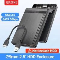 ราคา เคส SSD ขนาด 2 5 นิ้วพอร์ตอนุกรมเชิงกล SATA ปราศจากเครื่องมือ 5Gbps USB 3 0 กล่องใส่ HDD ภายนอกมือถือสูงสุด 4TB (41120582117)