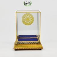 ราคา ตู้ครอบพระGrowUps ตู้ใส่พระ องค์เทพ ของบูชา รุ่นคิ้วทองพื้นสีน้ำเงิน ขนาด 7นิ้ว พร้อมส่ง (15117436659)