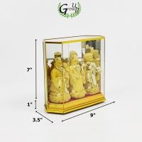 ราคา ตู้ครอบพระGrowUps รุ่นกระจกเงา3ด้าน กระจก2มิล พื้นผ้าแดง คิ้วอลูมิเนียมบนล่าง เดินเส้นด้ายสีทอง ขนาด9นิ้ว พร้อมส่ง (13459999191)