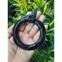 ราคา กำไลหยกดำ บ่วงนาคบาศ (3650292878)