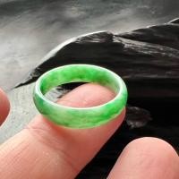 ราคา แหวนหยกเขียว เนื้อแก้ว เบอร์ 59 60 Jadeite type A (51750791240)
