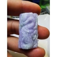 ราคา จี้หยกม่วงแกะสลักรูปมังกร Jadite type A (42323202442)