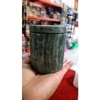 ราคา แก้วน้ำหยกแท้ พร้อมฝาปิด ไม่มีหูจับ (10441086417)