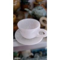 ราคา ถ้วยกาแฟหยกขาวแท้ พร้อมจานรอง (10941193511)
