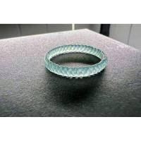ราคา แหวนหยก Bluish Green เนื้อแก้ว เบอร์ 61 ลายเกลียว Jadeite type A ใบ Certificate (47454839519)